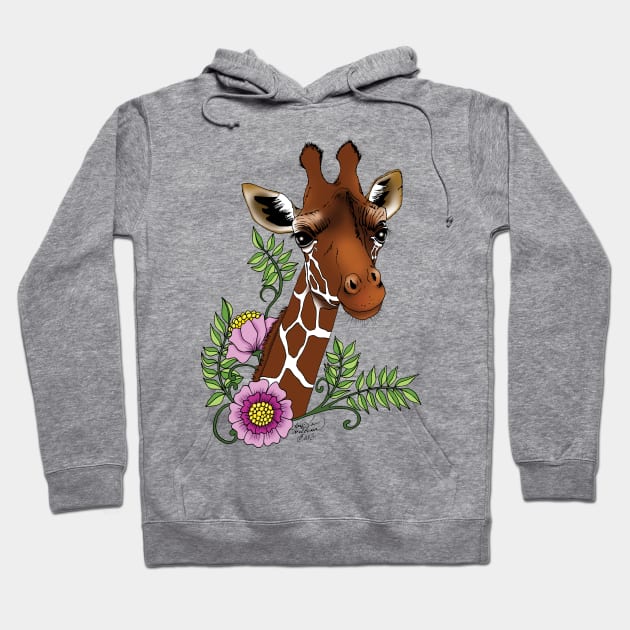 Giraffe Hoodie by tigressdragon